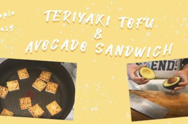 TERIYAKI TOFU SANDWICH RECIPE // cheap lazy vegan eats (how to level up your sandwich arsenal)