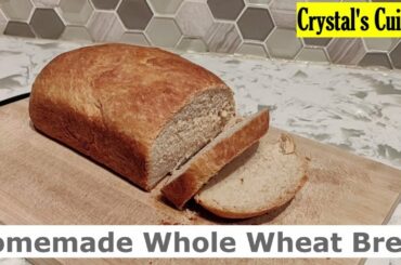 Homemade Whole Wheat Bread Recipe | Healthy Atta Sandwich Bread | No Mixer | Lockdown Recipe