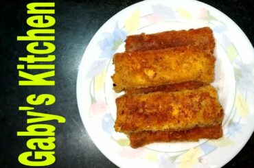 How To Make Sausage Roll Recipe From Bread | Kid's For Healthy Snacks | By Gaby's Kitchen in Tamil
