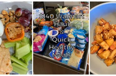 $140 Walmart Grocery Haul. Spring Date Night & Healthy Meals