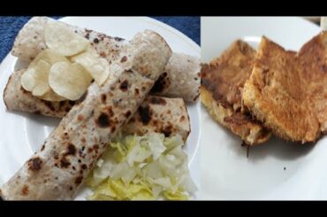 How to make Frankie recipe in telugu|bread omlet|bread sandwich