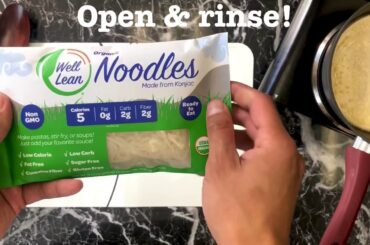 Ramen Noodle Dish | Keto | Low Carb | Low Calorie |