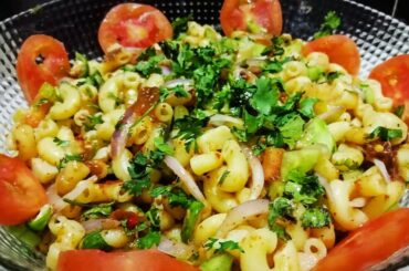 macaroni salad easy quick recipe with low calories salad by nawal recipe's (Ramadan special)