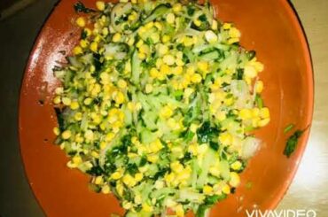Bangladeshi style raw chickpeas Salad