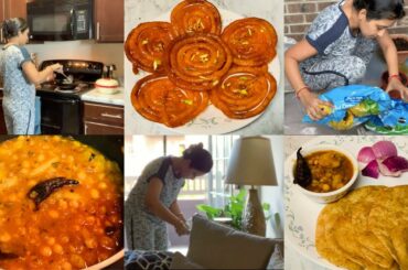 Indian Evening To Dinner Routine/Lockdown Recipe/Aloo Chana Curry/Instant Jalebi/Garden/Weekend Vlog