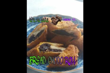 Perfect for breakfast/bread choco roll//quick and easy to cook//bake by mama jhane