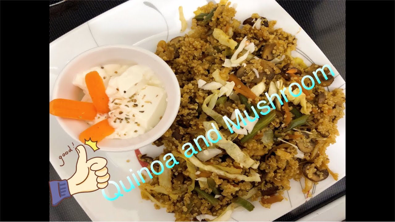 Quinoa and Mushroom recipe/quinoa Indian recipe/quinoa weight loss recipe/quinoa vegetable/in Telugu Quinoa and Mushroom recipe/quinoa Indian recipe/quinoa weight loss recipe/quinoa vegetable/in Telugu