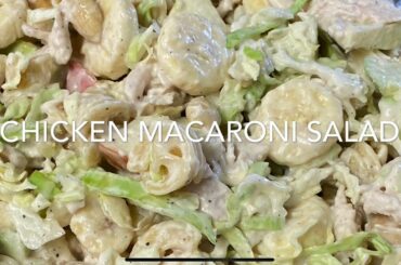 Samia Food Diaries | Chicken Macaroni Salad Recipe