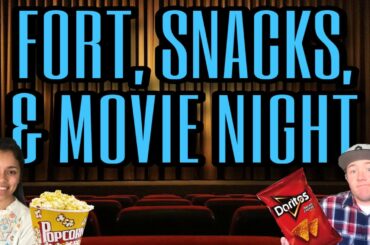 Great QUARANTINE DATE NIGHT IDEA!! Build a Fort, Sugary Snacks, & Movie Night! | Quarantine Tips