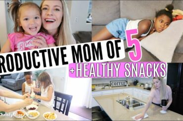 A DAY IN MY LIFE With 5 Kids In Quarantine! Adoptive Mom of 5 + Healthy Snack Recipe For Kids