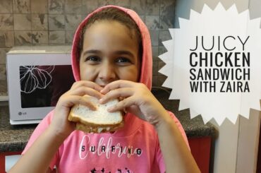 JUICY EASY CHICKEN SANDWICH | KIDS VIDEO | LUNCH BOX IDEAS