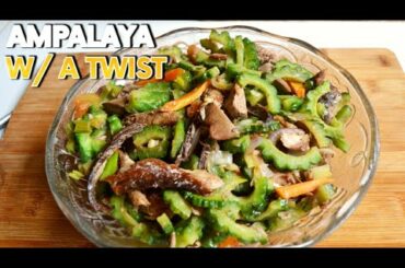 AMPALAYA + ATAY + GALUNGGONG | Easy and Healthy Meal made with Leftover! | Precy Meteor