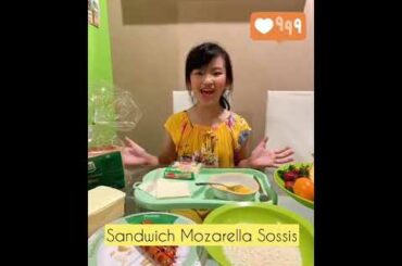 #1 cooking snacking time sandwich sossis mozarella