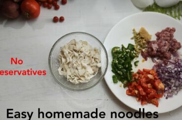 Easy homemade noodles| No preservatives |Healthy | simple ingredients