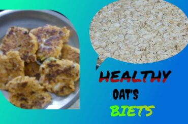 Healthy oats biets for home in Telugu|healthy snacks recipe for kids