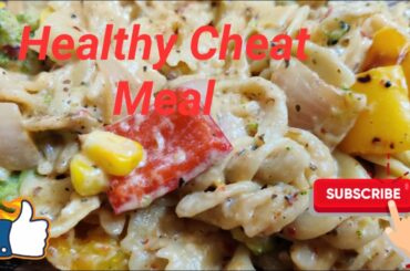 Healthy white sauce pasta || Cheat Meal || Healthy and tasty recipes || white sauce pasta