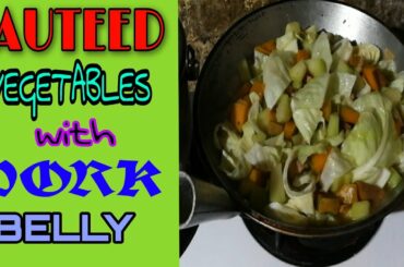 Sauteed Vegetables w/Pork Belly