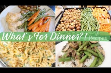 What's For Dinner?!  A Week of Simple, Healthy, Delicious Dinner Ideas! Get Your Mouth Ready!