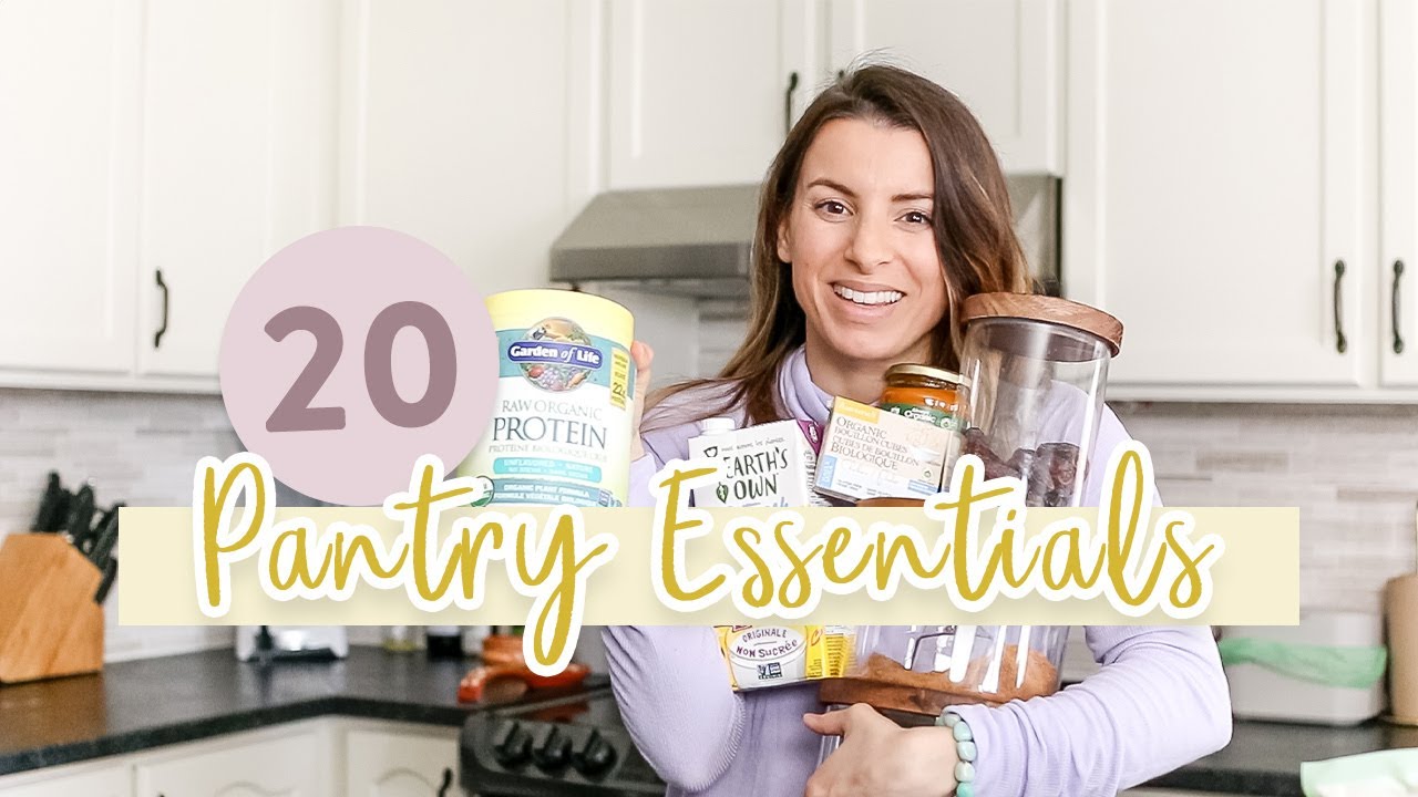 20 Healthy Pantry MUST HAVES + Printable Shopping List 20 Healthy Pantry MUST HAVES + Printable Shopping List