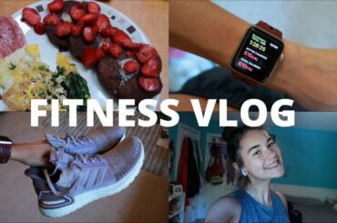 FITNESS VLOG: what I eat, workout split, healthy meal ideas