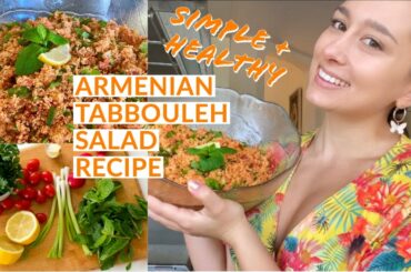 Simple & Healthy Tabbouleh Salad | Armenian Recipe