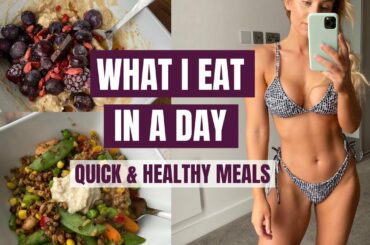 FULL DAY OF EATING IN ISOLATION| Quick & Healthy Meals| Sophie Aris