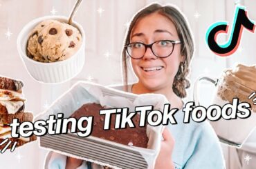 Testing out viral TikTok foods...
