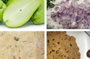 Chow Chow Paratha/Chappathi- Healthy breakfast/dinner recipe- Super simple- Diet friendly recipe