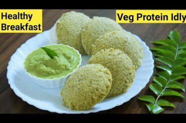 Vegetarian High Protein Breakfast in Tamil/Healthy Breakfast Recipe in Tamil/Green Gram Idli Recipe