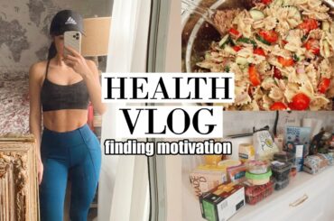 VLOG | FINDING MOTIVATION, HOME WORKOUTS, & HEALTHY RECIPES
