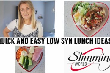 5 Slimming World low syn and easy lunch ideas.