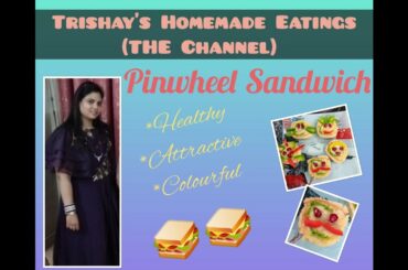 No Flame | PINWHEEL SANDWICH| Attractive + Colourful| Treat For Kids