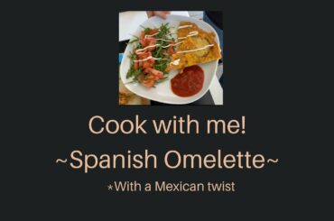 Cook with me! Learn to cook healthy Spanish omelette - Low calories, Easy cook & batch cooking.