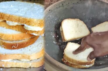 కొత్త పద్ధతిలో అరటి పండు తో సాండ్ విచ్ కుండలో | Banana Butter Sandwich Unique Style in Clay Pot