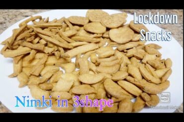 Lockdown  snacks recipe/ Healthy snacks in lockdown / tea time snacks/ how to make namakpare/ निमकी