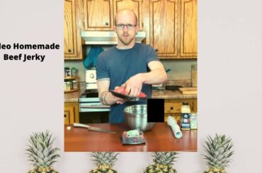 Homemade Beef and Bison Jerky | Healthy Snack and Appetizer Idea | Dehydrator Recipe