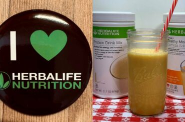 ORANGE CREAMSICLE HEALTHY SHAKE!!  HERBALIFE SHAKE RECIPE!!