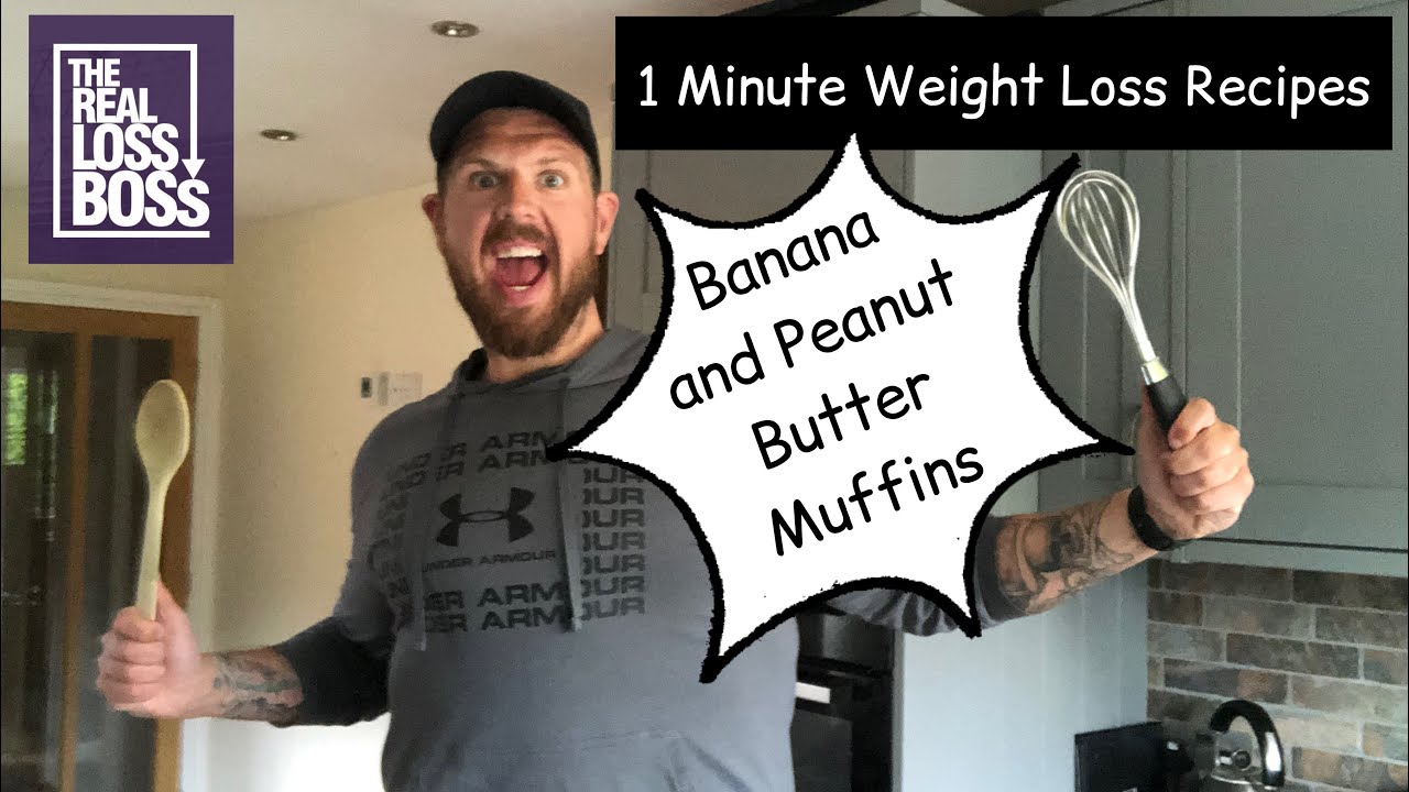 1 Minute Weight Loss Recipes | Banana and peanut Butter Muffins 1 Minute Weight Loss Recipes | Banana and peanut Butter Muffins