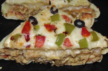 Pizza Sandwich Recipe with and Without Oven | Perfect Recipe for Iftar Time