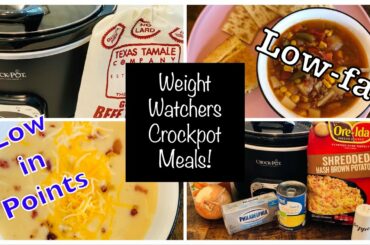 WW Crockpot Meals (so easy) Low-fat