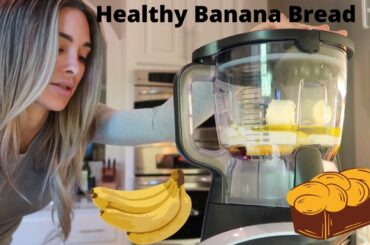 Baking easy healthy BANANA BREAD dessert recipe Lauren Ashtyn vlog