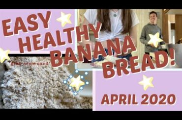 Easy Healthy Vegan Banana Bread... #just quarantine things