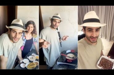 Karan Tacker Prepare Healthy Banana Bread With His Sister