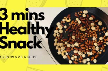 3min Healthy Snack for weight loss/ Microwave Recipe