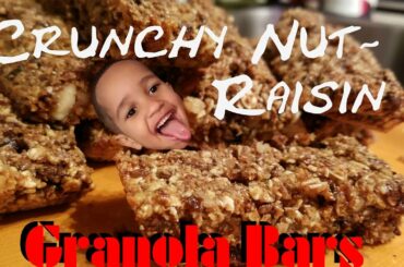 THE IRON YOU: Crunchy Nut-Raisin Granola Bars! HEALTHY SNACK RECIPE!