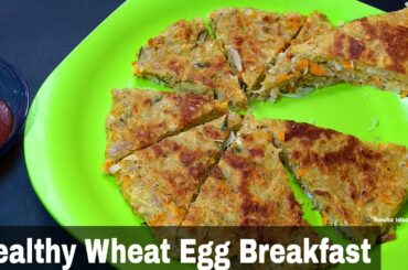 ഗോതമ്പും മുട്ടയും കൊണ്ട് healthy breakfast recipe/ Wheat Egg Pancake / Easy Evening Snack