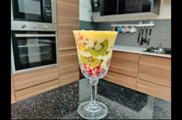 Fruit Custard Recipe | How to Make Custard | Healthy Dessert | Fruit Salad