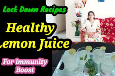 Healthy Lemon Juice for Lock Down Days | | Healthy Recipes | | Stay safe & Healthy