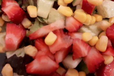 How to make Rainbow Strawberry Salad Vegies/Nedzki Cenizal