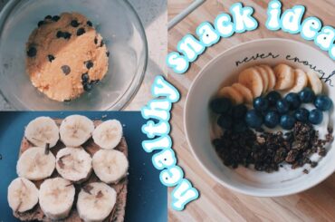 healthy snack ideas (vegan+easy)